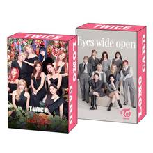 30Pcs/Box kpop TWICE New Ablum Eyes Wide Open Photocard Lomo Card Self Made Cards For Fans Collection Stationery 2024 - buy cheap