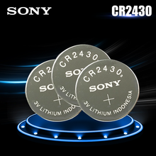 3 шт. оригинальный Sony CR2430 CR 2430 DL2430 BR2430 KL2430 3 В литиевая батарея для часов слуховые аппараты часы игрушка кнопочный сотовый монета 2024 - купить недорого