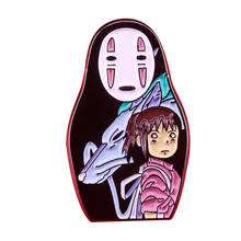 Spirited away tema esmalte pino fãs anime coleção perfeita 2024 - compre barato