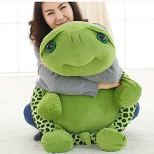 Tortuga de ojos grandes de dibujos animados para niños, almohada de peluche de 20-100cm, muñecos de peluche suaves 2024 - compra barato