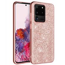 Glitter Case for Samsung Galaxy S20 Ultra S10 S9 S8 S7 Note 10 Plus Lite S10E A71 A51 A33 A52 A70 A50 A13 A53 Hard Plastic Cover 2024 - buy cheap