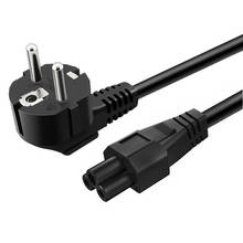 AC Power Cord Lead 3 Pin EU European PLUG PC LCD LED Cable Prong Laptop,1.2M Pure copper power cord 2024 - buy cheap