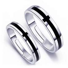 Begirl парные кольца черно-белые парные кольца с крестом ювелирные изделия мужские и женские парные кольца Открытое кольцо для женщин оптовая продажа с фабрики 2024 - купить недорого