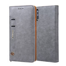 Магнитный чехол-книжка для Huawei P20 P30 P40 Pro P20lite, кожаный чехол премиум-класса с подставкой, цветной кошелек, чехол-книжка, женская сумка, упаковка для карт 2024 - купить недорого