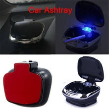 High quality Car Auto Cigarette Lighter Ashtray Smokeless USB Charge Blue LED Light Car Ashtray Indicator Car Accessories 2024 - buy cheap