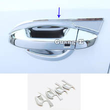 Car Cover Detector Trim ABS Chrome External Door Bowl Armrest Stick Lamp Frame 4pcs For Kia K3 Forte Cerato 2019 2020 2024 - buy cheap