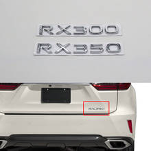 Pegatina con emblema para coche Lexus RX300 RX350, letra 3D, maletero trasero, plástico ABS, cromado, placa de identificación, insignia con logotipo automático 2024 - compra barato