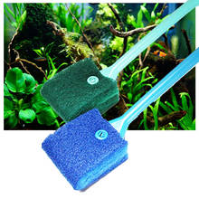 Aquarium Cleaning Brush Tool Remove Algae Glass Fish Tank Scraper Sponge Cleaner MU8669 2024 - buy cheap