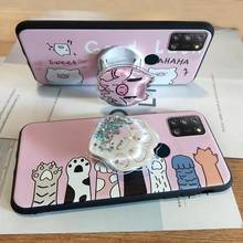 Dirt-resistant Cartoon Phone Case For Alcatel 3X 2020/3X 4CAM TPU Cover Cute Waterproof foothold 2024 - buy cheap