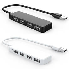 ultra slim USB Hub 4-port USB 2.0 Hub 2024 - buy cheap