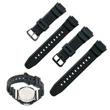 Silicone Watch Strap Stainless Steel Buckle Sport Wristband for CAsio SGW-100 667C 2024 - buy cheap