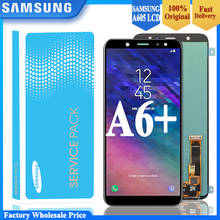 Pantalla LCD Super AMOLED para Samsung Galaxy A6 Plus 2018, montaje de pantalla táctil, piezas de repuesto, A605, A605F, A605FN 2024 - compra barato