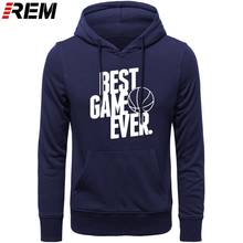 REM Men's Clothing Cartoon Hip Hop Long Sleeve Men Basketballer Best Game Ever Hipster Pattern Print Hoodies, Sweatshirts 2024 - buy cheap