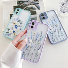 Fashion Vintage Flowers Phone Case For iPhone 11 12 Pro SE 2020 X XR XS Max 8 7 Plus Luxury Camera Protect Hard PC Back Cover 2024 - buy cheap