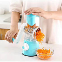 Dropship Manual Vegetable Cutter Slicer Multifunctional Round Mandoline Slicer Potato Cheese Kitchen Gadgets Cheese Chopper 2024 - buy cheap