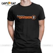 Camiseta SHD de The Division 2 para hombre, camisetas informales de algodón, camisetas de manga corta con cuello redondo, Camisetas estampadas 2024 - compra barato