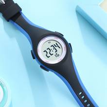 OHSEN Kids Sport Watches Blue Silicone strap fashion 7 colors digital children Watch Waterproof electronic led Clock girl boys 2024 - buy cheap
