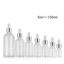 5pcs 5/10/15/20/30/50/100ml Clear Glass Dropper Bottles Essential Oil Drop Aromatherapy Liquid Reagent Pipette Refillable Bottle 2024 - buy cheap