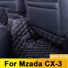 Автомобильное сиденье, чехол для детей, противоударный коврик для грязи, противоударный коврик для Mazda CX3 Задний защитный чехол 2016 2017 2018 2019, аксессуары 2024 - купить недорого