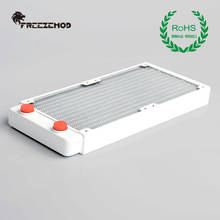 FREEZEMOD-enfriador de agua para pc, pintura de piano, radiador de cpu de cobre de color blanco, disipador de calor con Certificación ROHS TSRP-WP240 2024 - compra barato