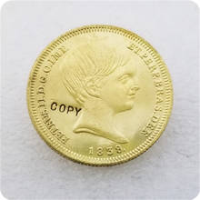 Reis-pedro II-Copia de moneda, Brasil, 1838,1839, 10000 2024 - compra barato