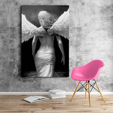 Canvas Painting Modern Home Decor Posters And Prints Golden Color Angel Wall Art Prints Picture For Living Room No Frame 2024 - buy cheap