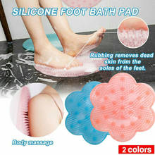 High Quality Lazy Bath Massage Pad Silicone Suction Cup Bathroom Shower Mat Non-slip Bat New 2024 - buy cheap