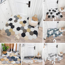 Home PVC Silk Loop Floor Entrance Mats Carpet Nordic Cut Printed Doormat Carpet Living Room Bedroom Bathroom Non-Slip Door Mats 2024 - buy cheap