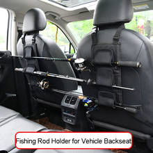 2 pcs VBC Fishing Rod Holder Carrier for Vehicle Backseat Holds 3 Poles Suitable for car most models Fishing Tackle Tool J285 2024 - buy cheap