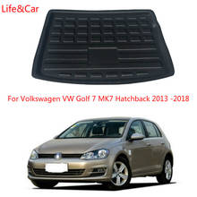 Esteira traseira de carga para volkswagen, vw golf 7 mk7 hatchback 2004-2020, bandeja de forro de carga, tapete de piso, protetor de almofada de lama 2024 - compre barato