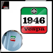 Для Piaggio Vespa Sprint GTS GTV LX LT LXV PX PRIMAVERA 50 125 150 200 300 наклейка итальянский флаг 1946 наклейка-3D Смола 2024 - купить недорого