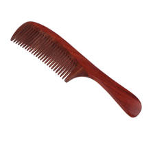 Red Sandalwood Fine Tooth Massage Comb Anti-Static Handmade Comb for Women 2024 - buy cheap