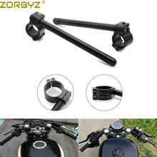 ZORBYZ-Barra de manillares CNC para motocicleta, de 52mm Clip negro, tubo de horquilla para Benelli Leoncino 250 2024 - compra barato