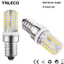 6X E14 LED Bulb Dimmable 110V 220V 3W LED E14 Bombilla 64LED 3014SMD Replace 10W 20W Halogen Lamp Crystal Chandelier 3000k 4000k 2024 - buy cheap
