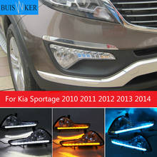 2Pcs For Kia Sportage 2010 2011 2012 2013 2014 SPORTAGE R LED DRL Daytime Running Lights Daylight Fog light 2024 - buy cheap