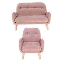 Flannelette Sofa Armchair Model For 1/6 Dollhouse Furniture Decor, for   Aciton Figures Accessories 2024 - buy cheap