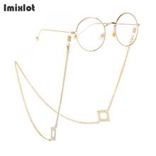 Fashion Chic Womens Gold Eyeglass Chains Pearl Star Square Sunglasses Reading Glasses Chain Eyewears Cord Holder Neck Strap Rope 2024 - buy cheap