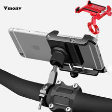 Vmonv-Soporte Universal de aluminio para teléfono móvil, base para manillar de bicicleta y motocicleta, con rotación de 360 grados, para iPhone 8 X 2024 - compra barato