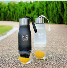 New 2019 Xmas Gift 650ml Water Bottle plastic Fruit infusion bottle Infuser Drink Outdoor Sports Juice lemon Portable Water 2024 - buy cheap