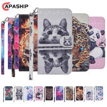 Cute 3D Cartoon Wallet Case For Huawei P8 Lite 2017 P9Lite P10Lite P20 P30 Pro Mate 10 20 X Honor 10 7A Nova Cover Flip Leather 2024 - buy cheap