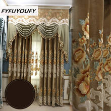 Exquisite villa embroidery decorative curtains for Living Room European Blackout Curtains for the Bedroom/Hotel/study 2024 - buy cheap