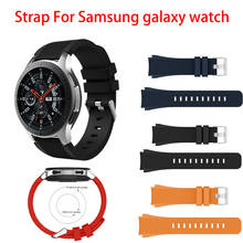 Soft Silicone Strap For Samsung Galaxy watch 46mm/Gear S3 Frontier/Classic 22mm Sport bracelet wristband replacement correa belt 2024 - buy cheap