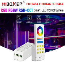 Novo miboxer fut043a fut044a fut045a rgb rgbw rgb cct inteligente led sistema de controle smartphone app/2.4ghz rf controle cct & brilho