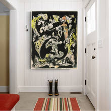 Pintura al óleo de Citon Jackson Pollock Untitled.5 ", lienzo de Arte Moderno, obra de arte de fama mundial, póster, imagen, decoración de pared, decoración del hogar 2024 - compra barato