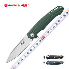 Firebird-cuchillo plegable con mango G10, herramienta EDC de supervivencia táctica para acampar al aire libre, Ganzo FH21 D2 blade 2024 - compra barato