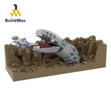 Buildmoc-película Escape de Space Warhead, nano Falcon Moc, bloques técnicos, Juguetes de bloques de construcción, regalo para niños, pitones grandes, 256 Uds. 2024 - compra barato