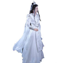 Unisex Xie Lian Cosplay Costume Tian Guan Ci Fu White Hanfu Chinese Anime Er Ha Chu Wanning Costumes Outfits for Halloween Party 2024 - buy cheap