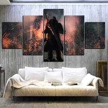 Pinturas modulares de alta definición para decoración del hogar, póster de lona para pared, marco de sala de estar, 5 paneles, Devil Mar Cry 5 2024 - compra barato