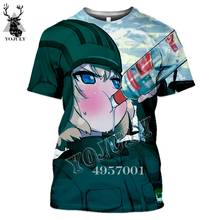 Camiseta con estampado 3D de Anime para hombre y niña, camiseta de Harajuku, ropa de calle de moda, Top informal Unisex, Jersey, ropa Y875 2024 - compra barato