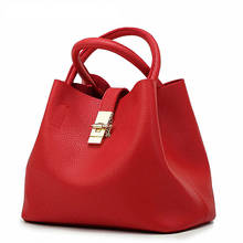 2019 New Fashion ladies casual tote leather shopping bags Female Designer Luxury Large Capacity Shoulder Bag bolsa feminina Red 2024 - buy cheap